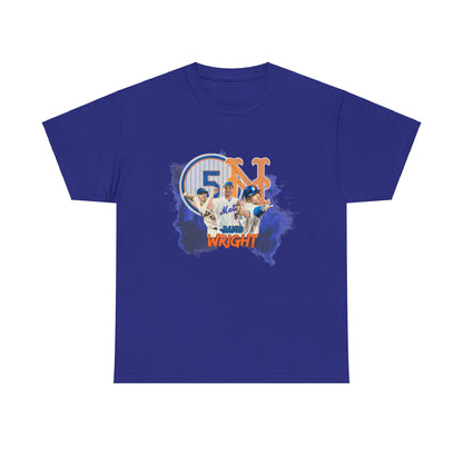 David Wright New York Mets Legend Heavy T-Shirt