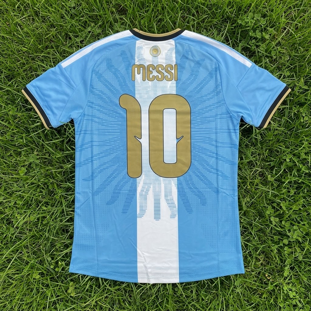 Argentina Messi Last Dance Jersey Player version