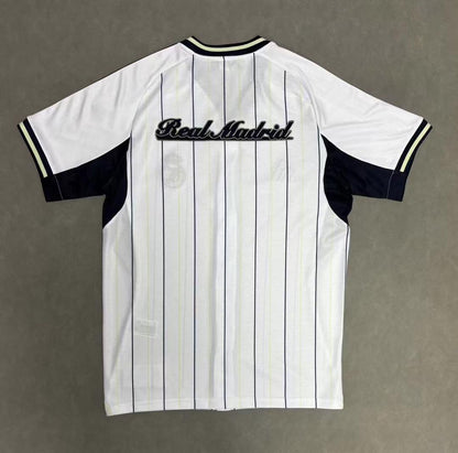 Real Madrid Pre-Match Jersey MLB Baseball Style