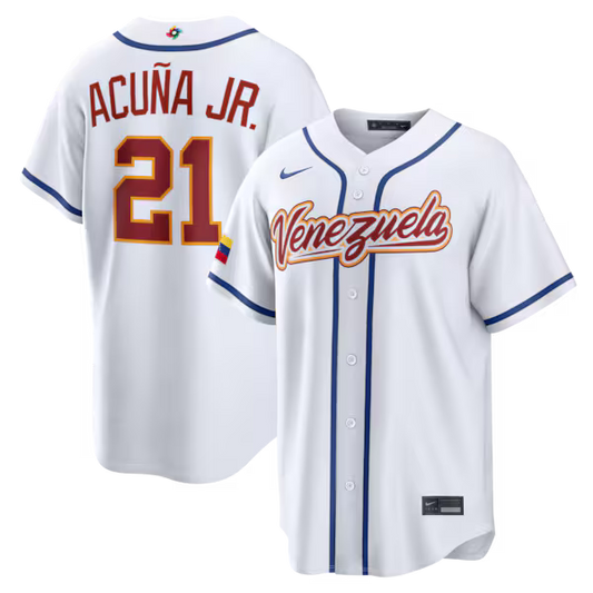Venezuela WBC 2026 Home Jersey Stitched - Custom Name